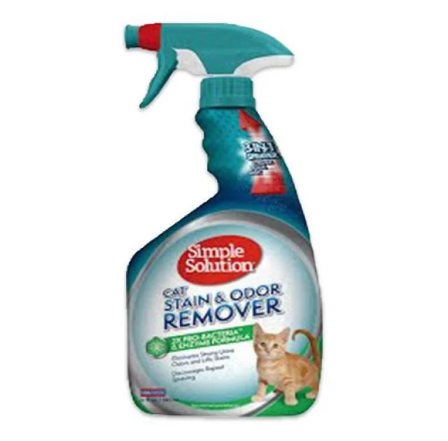 Спрей Simple Solution Cat Stain & Odor для нейтрализации запахов и пятен для котов, 945 мл