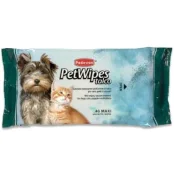 Очищаючі вологі серветки Padovan Pet Wipes Talco, 40 шт