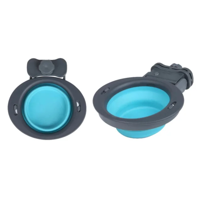 Миска для клітини Dexas Kennel Bowl для собак і котів, блакитна, 240 мл