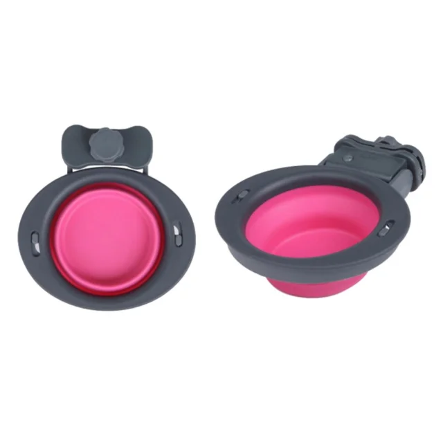 Миска для клітини Dexas Kennel Bowl для собак і котів, рожева, 240 мл