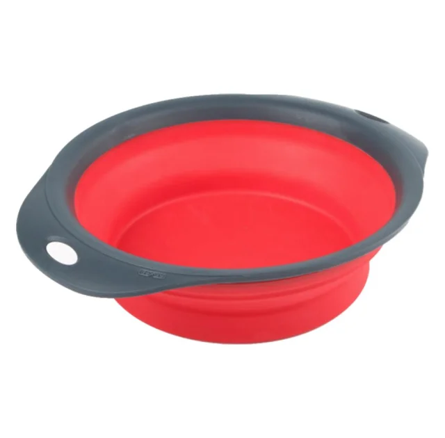 Миска Dexas Collapsible Pet Bowl для собак і котів, червона, 720 мл