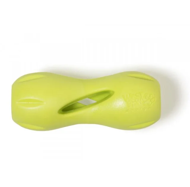 Игрушка West Paw Qwizl Large Green для собак, 17 см