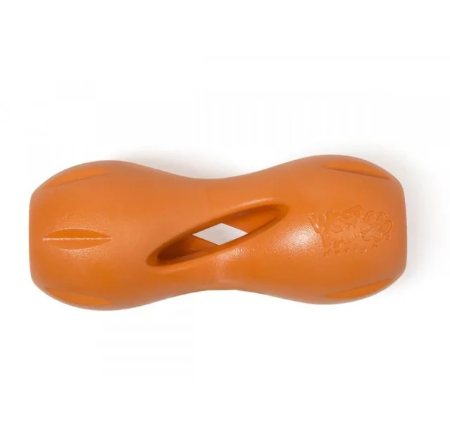 Іграшка West Paw Qwizl Large Tangerine для собак, 17 см