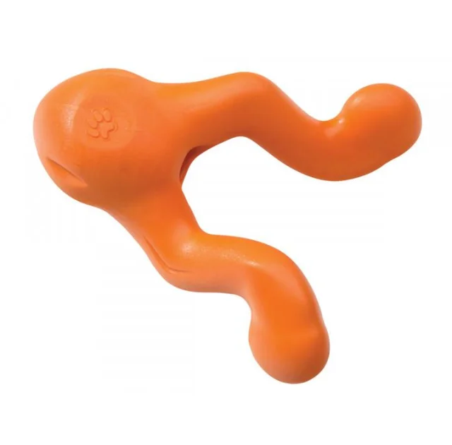 Игрушка West Paw Tizzi Small Tangerine для собак, 11 см