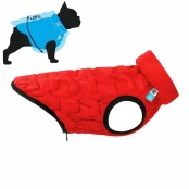 Двусторонняя куртка AiryVest Uni XS28 для собак, красно-черная