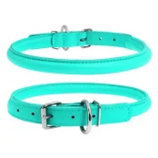 Ошейник Waudog Glamour круглый, диаметр 8 мм, длина 20-25 см, ментоловый