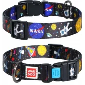 Нашийник Waudog Nylon з малюнком "NASA" ширина 25 мм, довжина 35-58 см