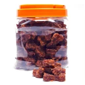 Ласощі кістка Dog Snack з качиним м'ясом і рисом для собак від 2-х місяців, 5 см, 500 г