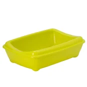 Туалет Moderna Mini Arist-O-Tray для кішок, з бортиком, блакитний, 50 х 38 х 14 см