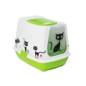 Закритий туалет Moderna Trend Cat для кішок, кобальт синій, 50 х 39 х 39 см