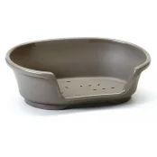 Лежанка Savic Cosy Air для собак, пластик, темно-сіра, 45 см, 55 х 29 х 19 см