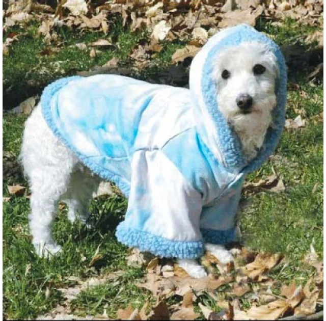 Пальто Doggyduds A Bit Chilly для собак, розмір XS, блакитний