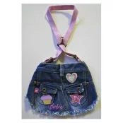 Котоновая спідничка Monkey Daze Barbie Skirt Denim для собак, розмір M, синій