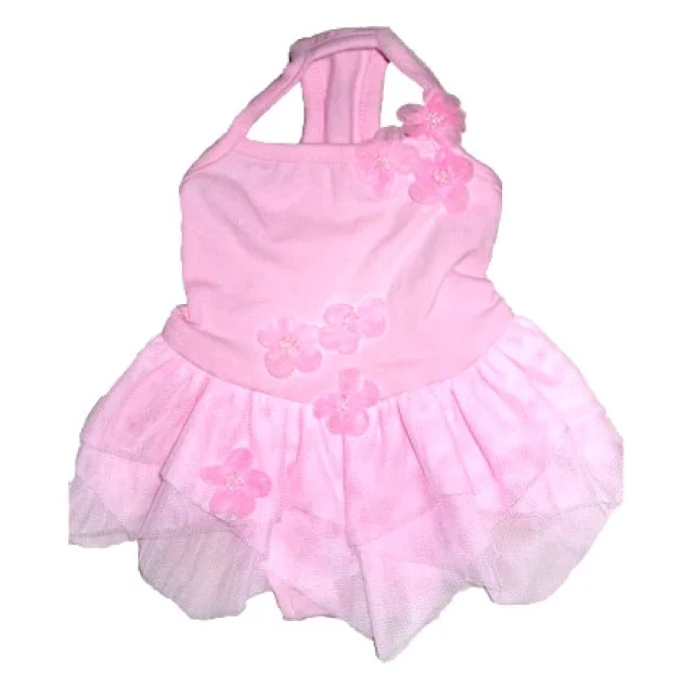 Купальник Monkey Daze Petal Swimsuit Пляжный ансамбль для собак, размер M, розовый