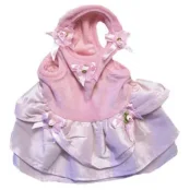 Велюровое плаття Monkey Daze Pink Elour Dress для собак, розмір XXS, рожеве