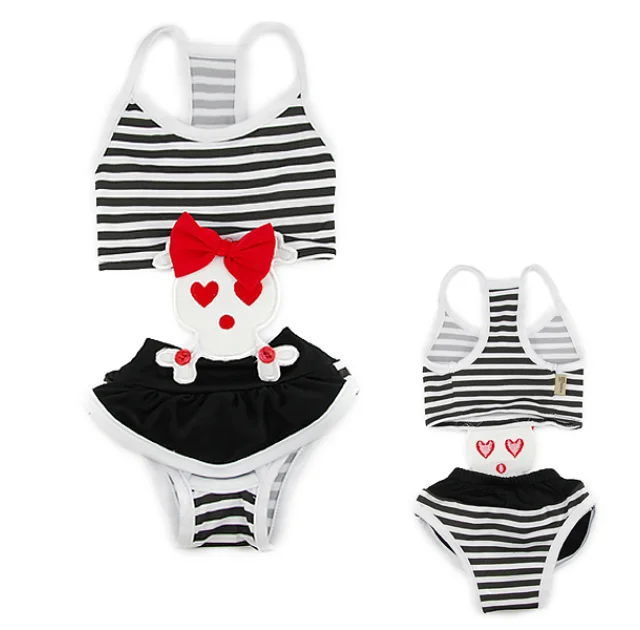 Купальный костюм Monkey Daze Skull Bathing Suit для собак, череп, S