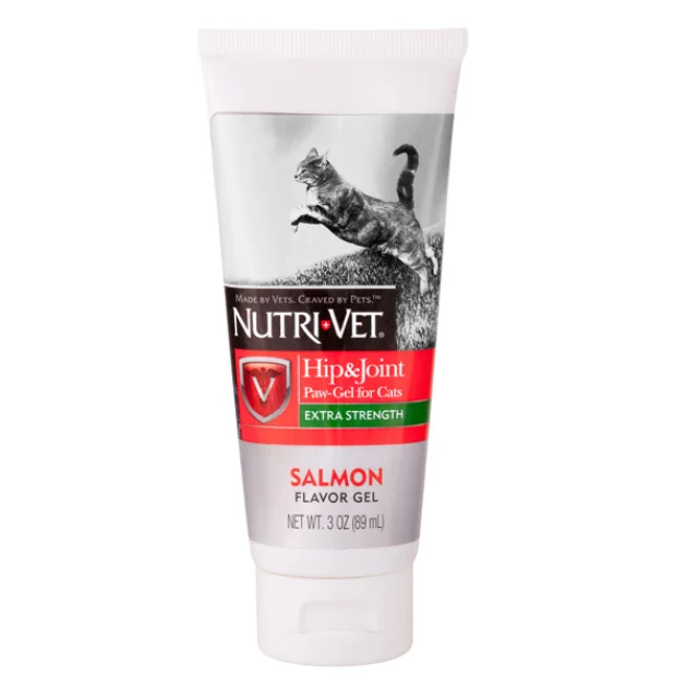 Гель хондроитин и глюкозамин Nutri-Vet Hip & Joint для связкок и суставов для кошек, с МСМ, 89 мл