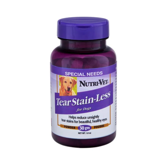 Харчова добавка Nutri-Vet Tear Stain-Less проти сліз для собак, 30 г