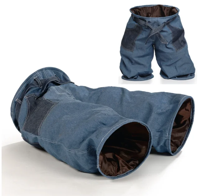 Игрушка джинсы туннель Pet Products для кошек, текстиль, d-25,5 х 65 см