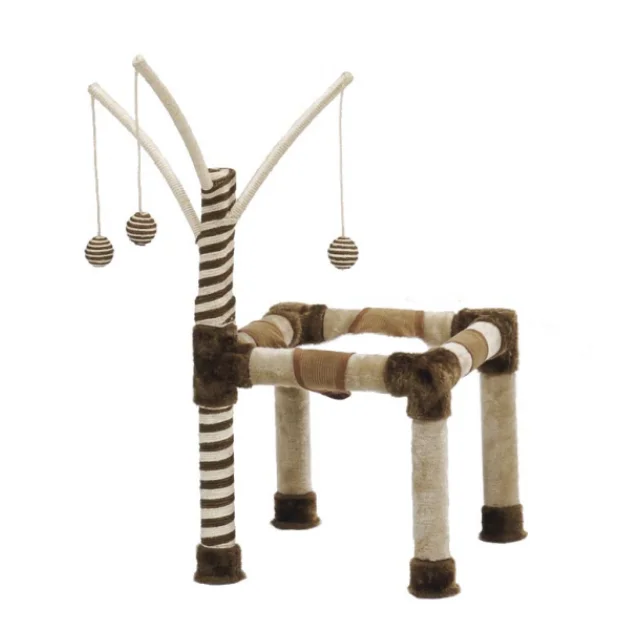 Сборный игровой комплекс Pet Products Catrix для кошек, 140 х 86 х 46 см