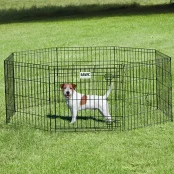 Вольєр Savic Dog Park для цуценят, цинк, 8 панелей, цинк, 61 х 61 см