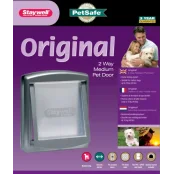 Дверцята PetSafe Staywell Original для котів і собак середніх порід до 18 кг, сірі, 352х294 мм