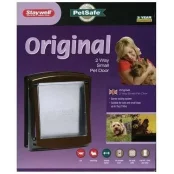 Дверцята PetSafe Staywell Original для котів і собак середніх порід до 18 кг, коричневі, 352х294 мм
