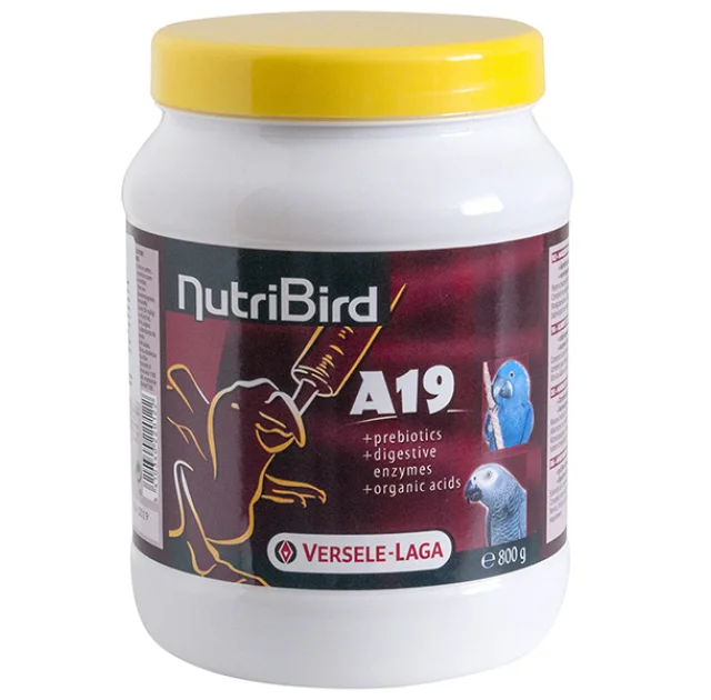Повноцінний корм Versele-Laga NutriBird A19 For Baby Birds для пташенят великих папуг, 3 кг