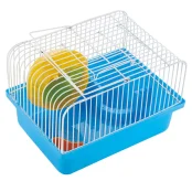 Клітка AnimAll Cube для хом'яка 23.2x17х12 см, блакитна