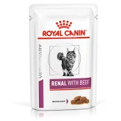 Влажный корм Royal Canin Renal при хронической почечной недостаточности у кошек, говядина, 85 г