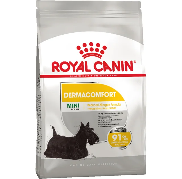 Сухий корм Royal Canin Mini Dermacomfort для собак дрібних порід з чутливою шкірою, 1 кг