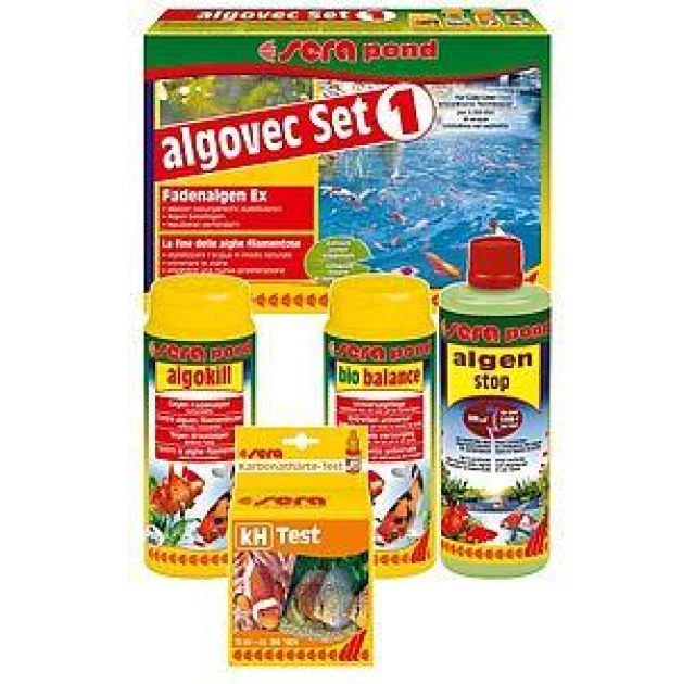 Sera Pond Algovec Set 1 комплект для видаленія нітчастих водоростей в ставку на 5000 л