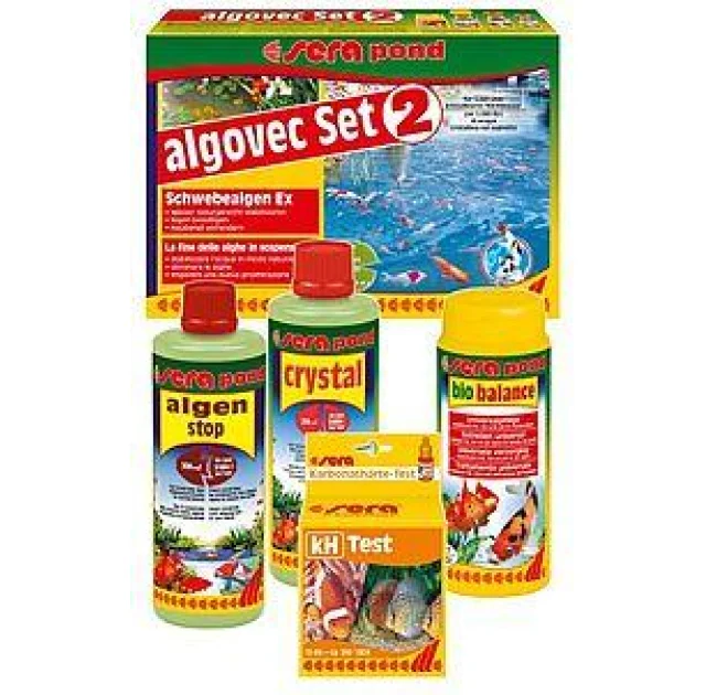 Sera Pond Algovec Set 2 комплект для выдаления нитчастых водорослей в пруду на 5000 л
