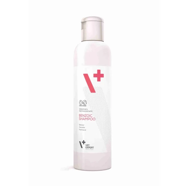Benzoic Shampoo Бензойний шампунь для тварин з жирною шкірою і шерстю, 20×15 мл