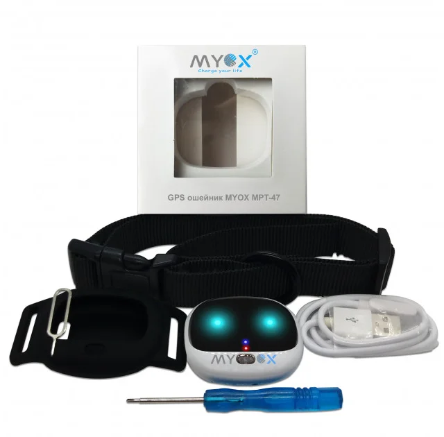 GPS Ошейник MYOX MPT-47DB для собак, черный