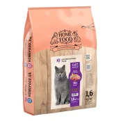 Сухой корм Home Food для взрослых кошек породы Британская короткошерстная, индейка и телятина, 1.6 кг