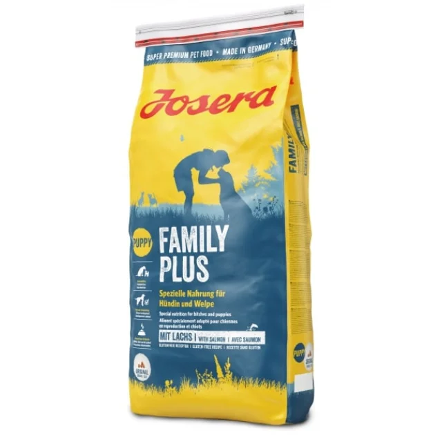 Сухой корм Josera Puppy Family Plus для щенков, с лососем, 15 кг