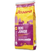 Сухий корм Josera Mini Junior для підростаючих собак малих порід с 3-го тижня життя, з качкою і лососем, 15 кг