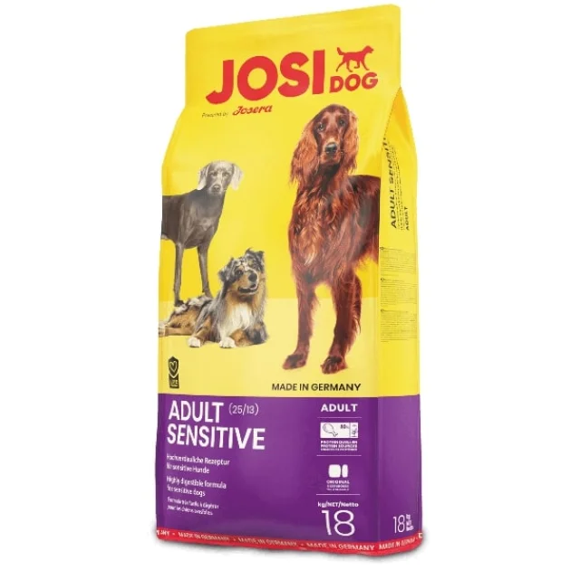 Сухий корм Josera JosiDog Adult Sensitive для дорослих собак з чутливим травленням, з птахом, 18 кг