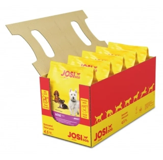 Сухой корм Josera JosiDog Mini для взрослых собак миниатюрных пород, с уткой, птицей и рисом, 4.5 кг