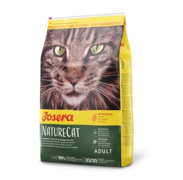 Сухой корм Josera Adult NatureCat для молодых кошек от 6 месяцев, с бататом, рисом и травами, 2 кг
