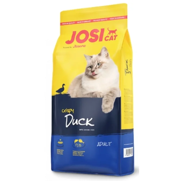 Сухой корм Josera JosiCat Adult Crispy Duck для взрослых кошек, с уткой, 10 кг