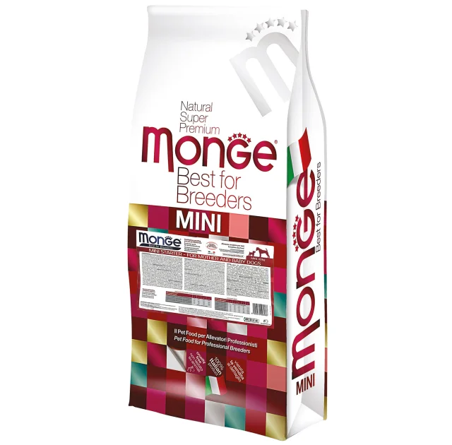 Сухой корм MONGE DOG Mini Starter для собак мелких пород до 10 кг, 15 кг
