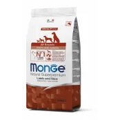 Сухий корм MONGE DOG All breeds Puppy & Junior ягня з рисом, 800 г
