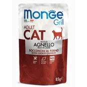 Вологий корм MONGE CAT GRILL Adult ягня, 85 г