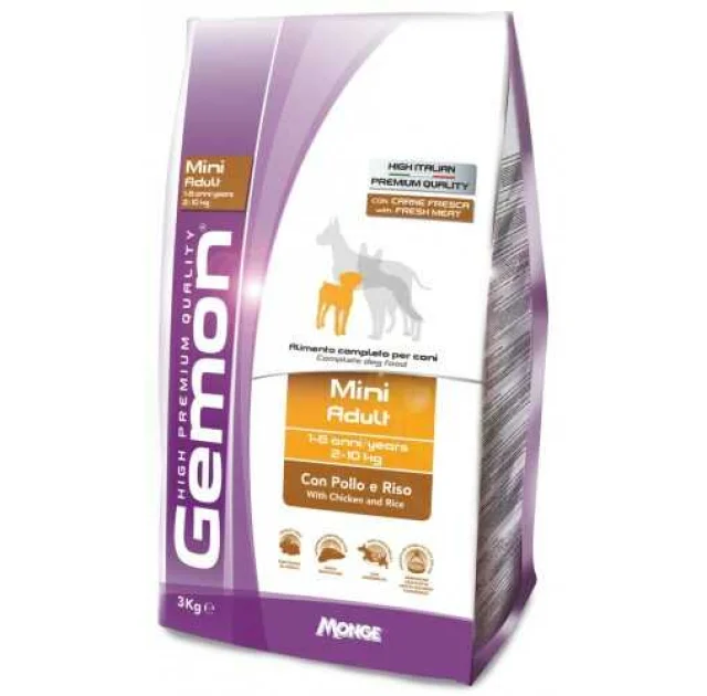Сухий корм GEMON DOG Mini Adult курка з рисом 3 кг