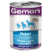 Вологий корм GEMON DOG WET Adult лайт паштет з тунцем 0,4 кг
