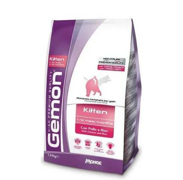Сухий корм GEMON CAT Kitten курка з рисом 0,4 кг