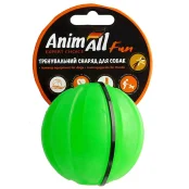 Игрушка AnimAll Fun тренировочный мяч для собак, 7 см, зеленая