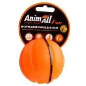 Игрушка AnimAll Fun тренировочный мяч для собак, 7 см, оранжевая